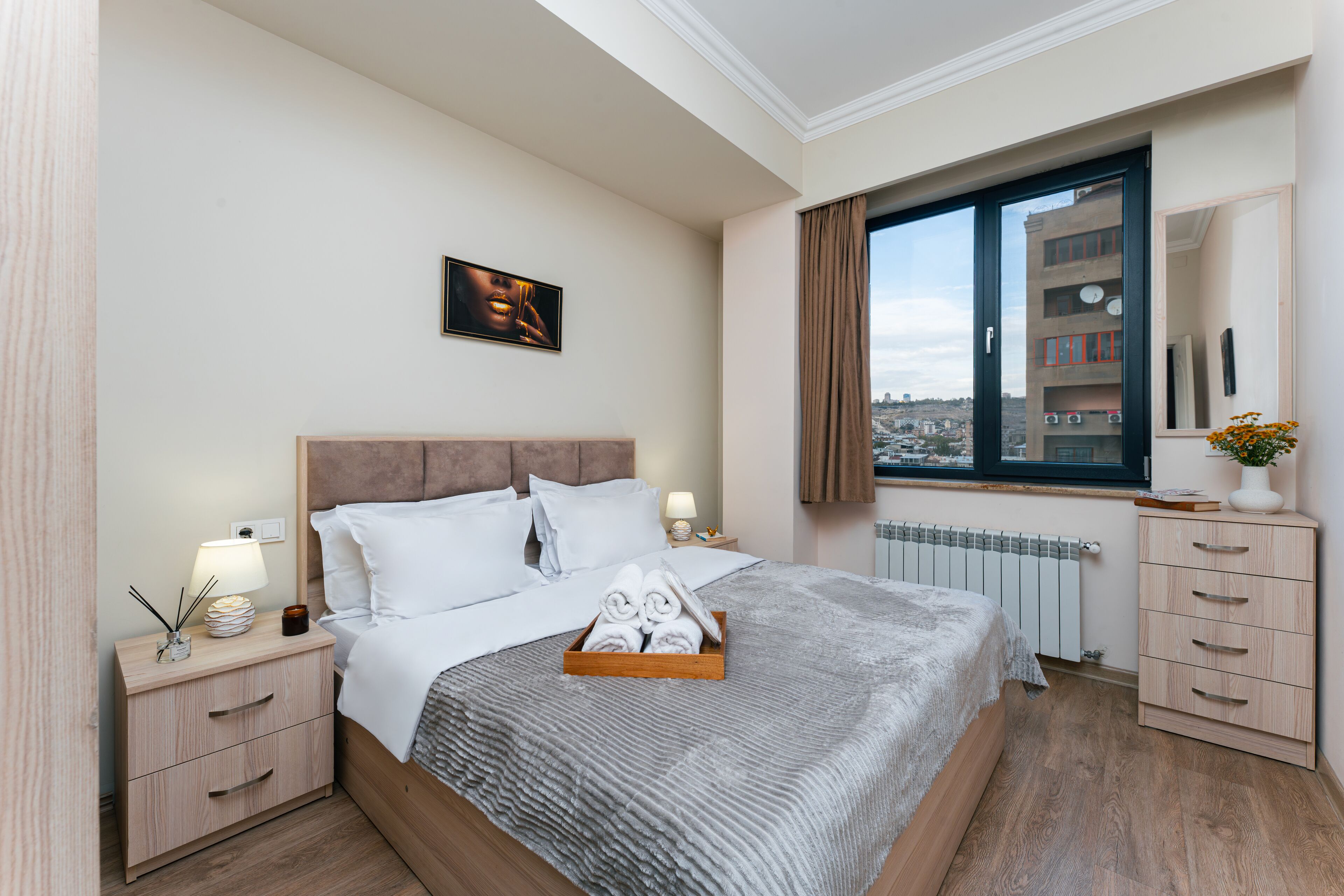 Literie de qualité supérieure, décoration personnalisée