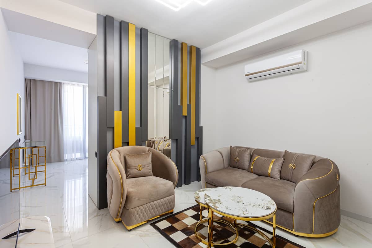 Luxury Apartment | Living area | TV