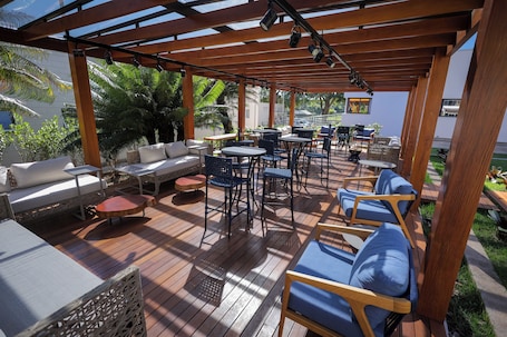 Terrace/patio. CASA DO PROFESSOR VISITANTE