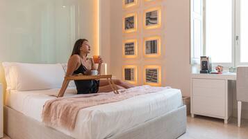 Kamar Junior | Seprai antialergi, selimut bulu angsa, dan bantalan ekstra lembut