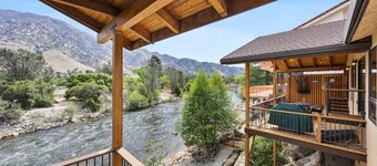Riverfront property with private beach access with Universal EV Charging Station