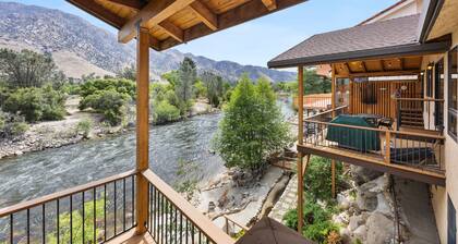 Riverfront property with private beach access with Universal EV Charging Station
