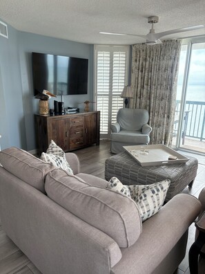 Smart TV, DVD player - Ashworth 1001 4-Bedroom Oceanfront Condo, "Picture Perfect" (North Myrtle Beach)