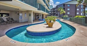 Indoor pool, outdoor pool
