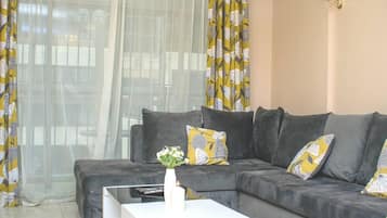 Appartement | Aire de séjour | Téléviseur de 30 po avec télévision numérique