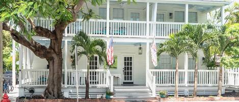 Majoituspaikan julkisivu