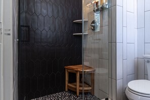 King Room with Balcony #5 | Bathroom - The Porch on Frances Inn (Key West)