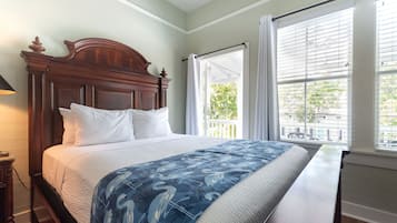 Queen Room with Balcony #3 | Premium bedding, pillow-top beds, in-room safe, individually decorated