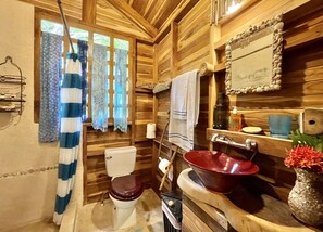 Shower, towels, soap, toilet paper - AMAZING BEACHFRONT HOUSE WITH INCREDIBLE OCEAN VIEW AND POOL (Playa Carmen mal pais)