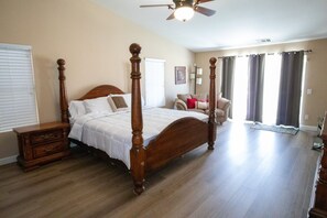 4 habitaciones, escritorio, tabla de planchar con plancha y wifi gratis 