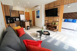 1 slaapkamer, een kluis op de kamer, gratis wifi, beddengoed