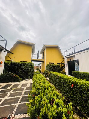 Fassade der Unterkunft