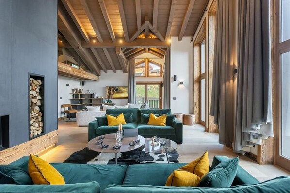 Ferienhaus, Mehrere Betten | Wohnzimmer