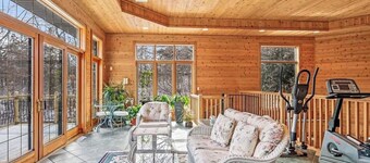 10,000 Sq. Ft. Home on 15 hunting acres with an in-door pool and sauna