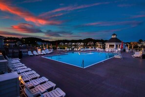 Indoor pool, outdoor pool - Bayfront Modern Retreat • Dock, Kayaks, Views (Greenbackville)