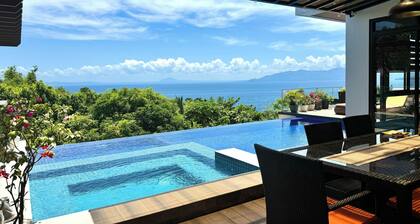Picturesque private villa with infinity pool