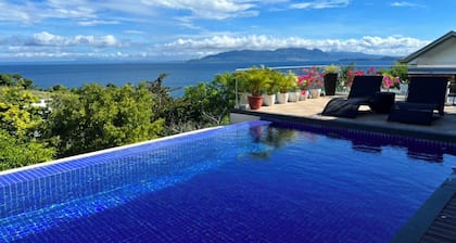 Picturesque private villa with infinity pool