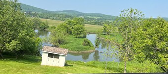 Winding River - Panoramic view of river valley, under 10 minutes to Dreams Park