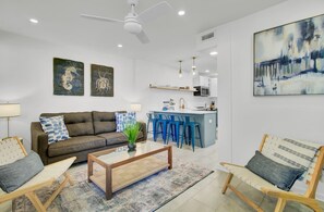 55-inch TV with digital channels, streaming services