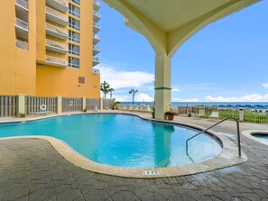 Indoor pool, a heated pool