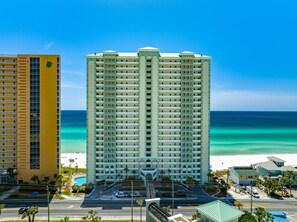 Exterior - GULF FRONT~Quiet West End!  2 SETS of Beach Chairs ~RESERVED PARKING~Summer Specials! (Panama City Beach)