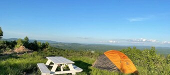 The VIEW! Private Campsite By New River Gorge Park