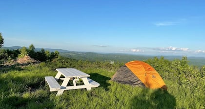 The VIEW! Private Campsite By New River Gorge Park
