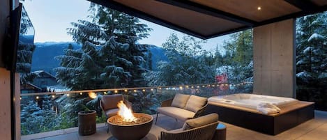 Bain à remous intérieur