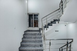 Handrails in stairways