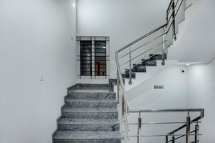 Handrails in stairways