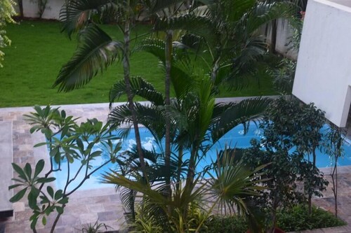 A Modern 4200 sqft villa with great outdoors !