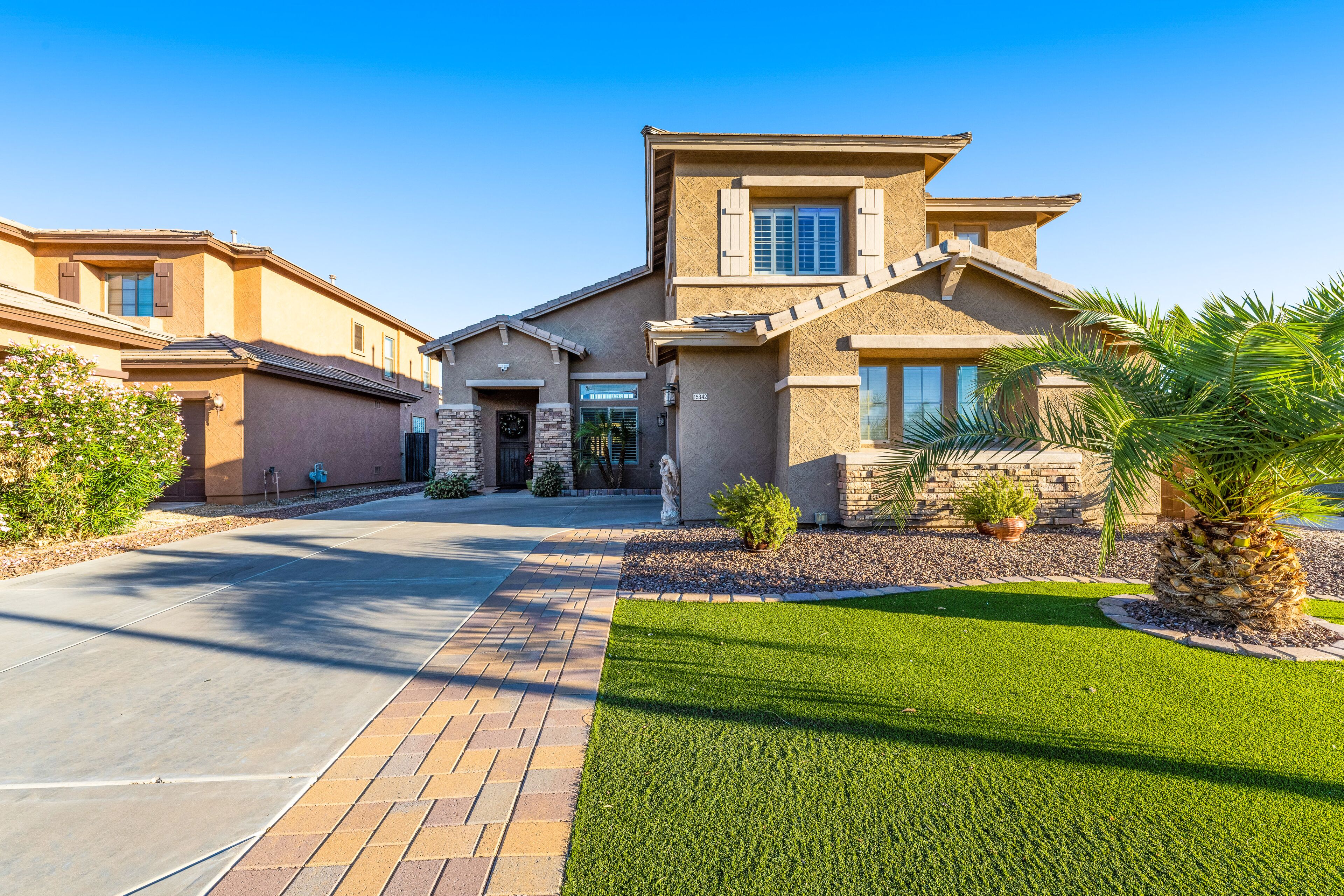 Comfortable home in quiet area with enclosed yard, gazebo, W/D, & central AC