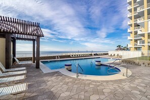Indoor pool, a heated pool