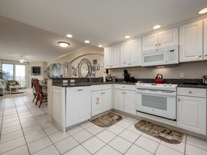 Microwave, dishwasher