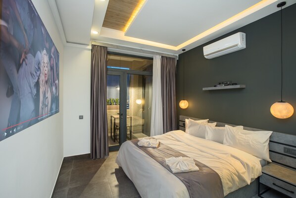 Apartamento exclusivo | Ropa de cama de alta calidad, cortinas opacas, sistema de insonorización