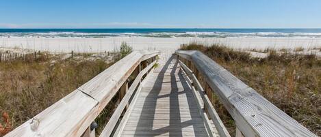 Accommodatie ligt op het strand