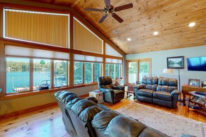 Cheminée, table de tennis de table