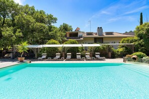 Pool - Sicilian Villa "La Vittoria" with Sea View, Pool & Wi-Fi (Trecastagni)