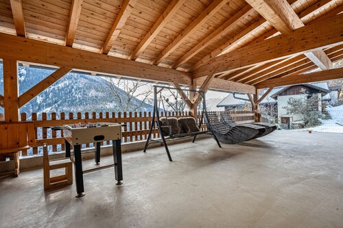 Holiday Apartment "Raffreiderhof Apt Zirbe" with Mountain View, Pool & Wi-Fi