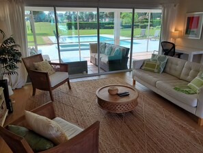 Living area - Chasing Buoys at Swiss! | 2 Bed, 2 Bath (Clermont)