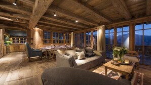 Living room - Immaculate 4-bed House in Val de Bagnes (Bagnes)