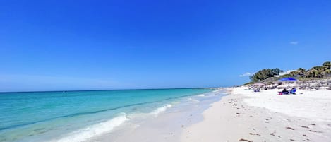 On the beach