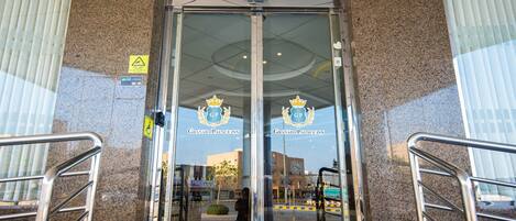 Overnatningsstedets facade