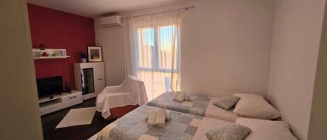 1 غرفة نوم وخدمة الإنترنت