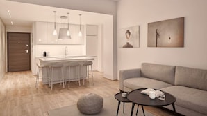 Smart-TV, bøker, kontorer og printere