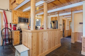 Fridge, oven, stovetop, toaster