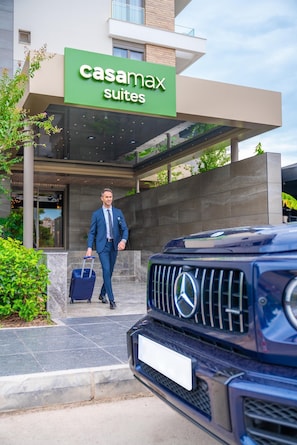 Entrada de la propiedad