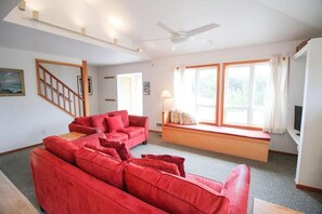 House, Multiple Beds (Beachwoods Cottage) | Living room - Beachwoods Cottage (Pacific City)