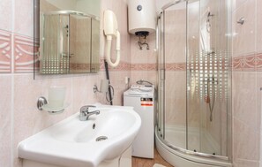 Shower, hair dryer