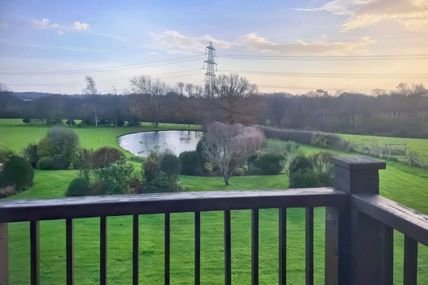 View | Moorhens - Chilsham Farm Nurseries, Herstmonceux, near Hailsham